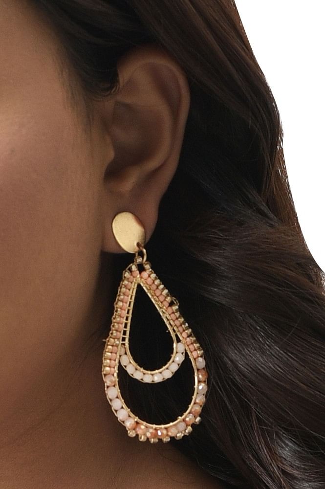 Golden Corn Chain Drop Gold Earrings | Jewelry Online Shopping | Gold Studs  & Earrings